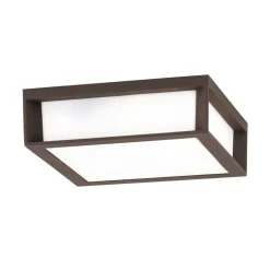 Udendørslampe Henry, corten, trykstøbt aluminium, E27, IP44