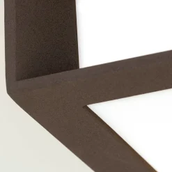 Udendørslampe Henry, corten, trykstøbt aluminium, E27, IP44