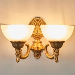 Udsøgt NOAM væglampe med bronze