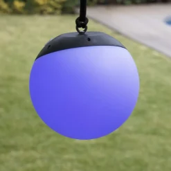 Udvendig LED-hængelampe Voila, mobil, RGBW