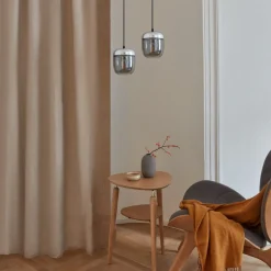 UMAGE Acorn hængelampe 2 lyskilde røggrå stål