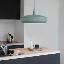 UMAGE Clava Dine hængelampe, blå-grå