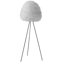 UMAGE Eos Evia medium gulvlampe hvid/sort treben