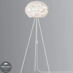 UMAGE Eos medium gulvlampe, tre ben, hvid