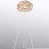 UMAGE Eos medium gulvlampe, tre ben, lysebrun