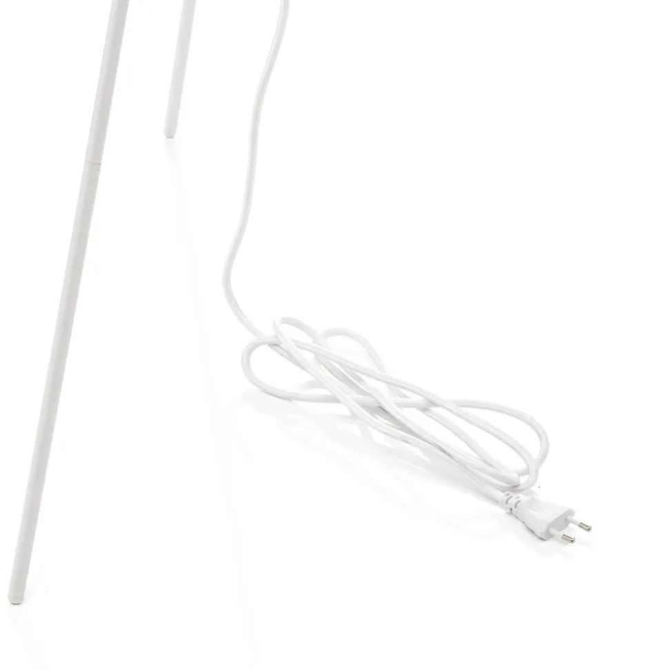 UMAGE Eos medium gulvlampe, tre ben, lysebrun