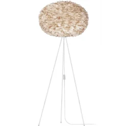 UMAGE Eos X-large gulvlampe, tre ben, lysebrun