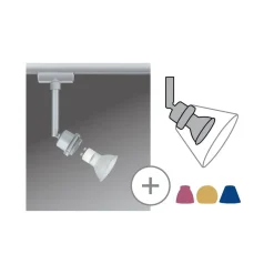 URail LED-spot 3,5 W GZ10 krom mat