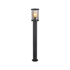 Vejlampe Gracey, højde 100 cm, sort, stål, IP54