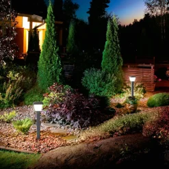 Vejlampe Lena, 60 cm, mørkegrå, metal, E27, IP65