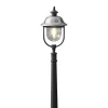 Vejlampe Parma, sort, metal, 118 cm høj, E27, IP43