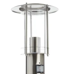 Vejlampe York, stål, bevægelsessensor, IP44