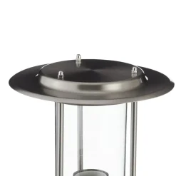 Vejlampe York, stål, bevægelsessensor, IP44