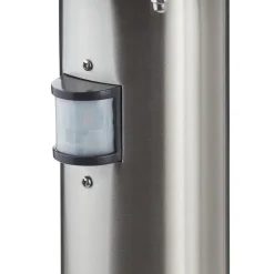 Vejlampe York, stål, bevægelsessensor, IP44