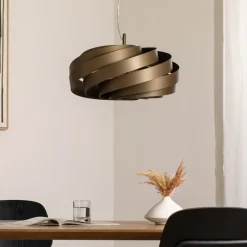 Vento hængelampe, kaffebrun, Ø 50 cm