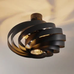 Vento loftlampe, sort, Ø 60 cm, metal, E27