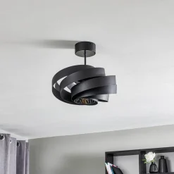 Vento loftlampe, sort, Ø 40 cm, metal, E27