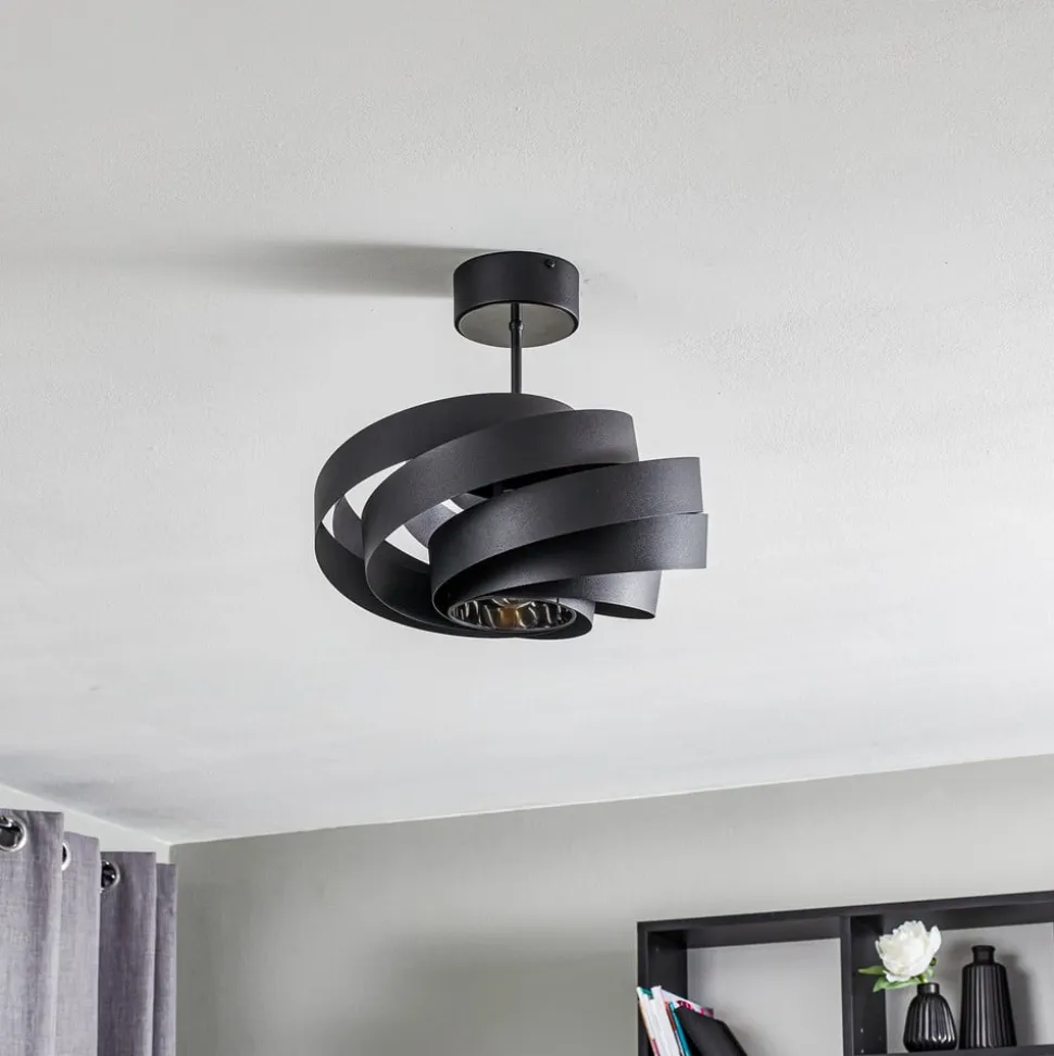 Vento loftlampe, sort, Ø 40 cm, metal, E27