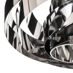 Vento loftslampe, krom nikkelfarvet, Ø 40 cm, metal