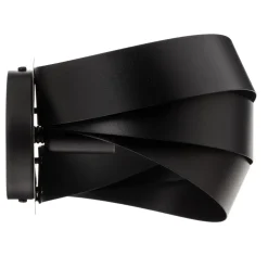 Vento væglampe, sort, E14, metal, 14 cm høj