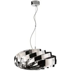 Vento-pendel, krom-nikkelfarvet, Ø 60 cm, metal