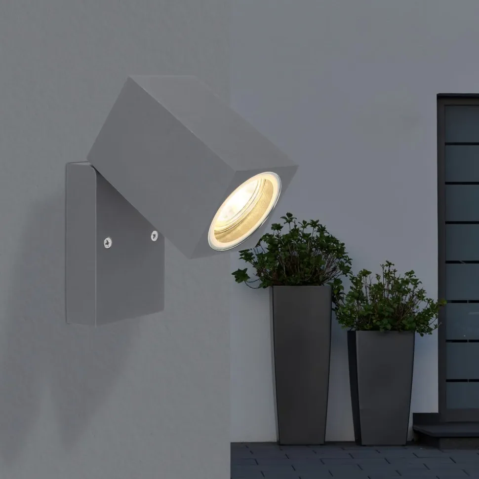 Veronika udendørs vægspot, justerbart, antracit