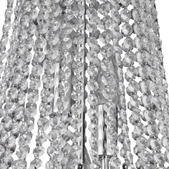 Versailles krystal-lysekrone, krom, 55 cm