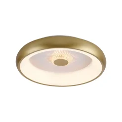 Vertigo LED-loftslampe, CCT, Ø 46,5 cm, messing