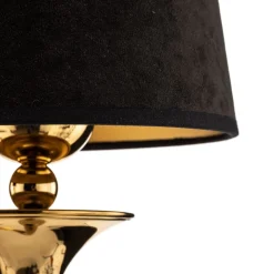 Væglampe Baranio med stofskærme, 2 lyskilder