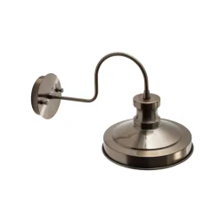 Væglampe Berceste, guld, metal, højde 23 cm, E27