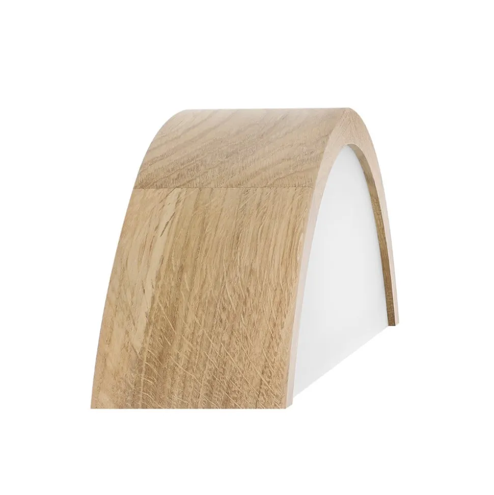 Væglampe Cleo D1DR410, egetræ, 41 cm lang, E27