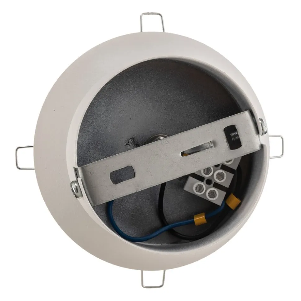 Væglampe Dione, vægbeslag hvid