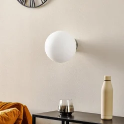 Væglampe Dione, vægbeslag krom