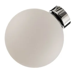 Væglampe Dione, vægbeslag krom