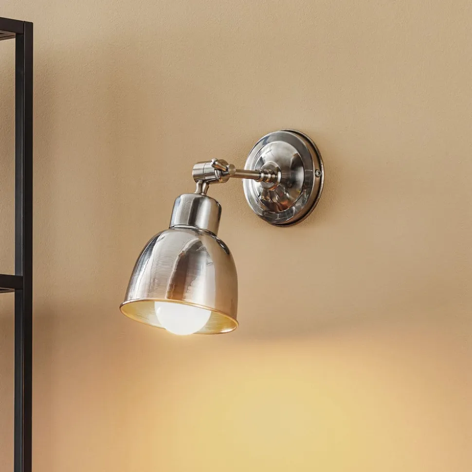 Væglampe Emoti, 1 lyskilde, krom