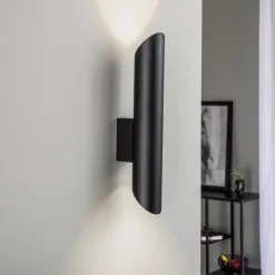 Væglampe Eye Cut, sort