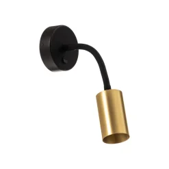 Væglampe Eye Flex S, messing