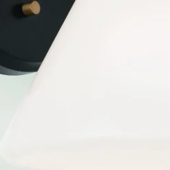 Væglampe Farum 1, sort/bronzefarvet, stål, glas, G9