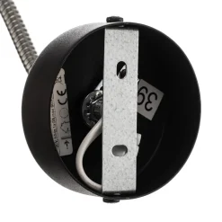 Væglampe Flexa med fleksibel arm, sort