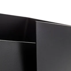 Væglampe Frost i kantet form, sort