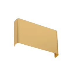 Væglampe Haga, guldfarvet, metal, 25 cm bred, G9