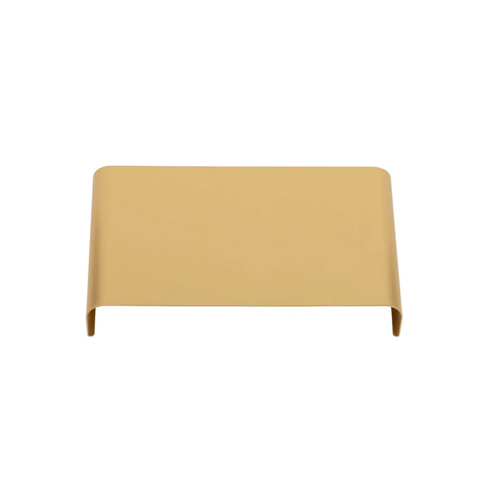 Væglampe Haga, guldfarvet, metal, 25 cm bred, G9