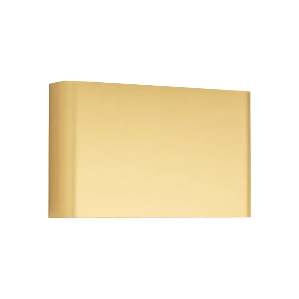 Væglampe Haga, guldfarvet, metal, 25 cm bred, G9