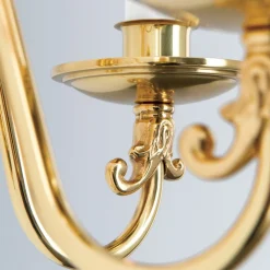 Væglampe Imke m. 2 lyskilder, i messing