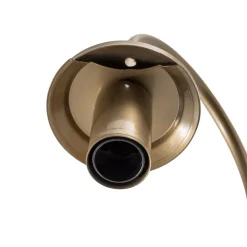 Væglampe Jewel, guldfarvet, glas, højde 36 cm, E14