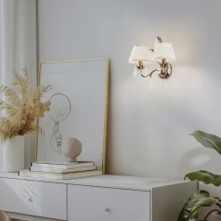 Væglampe Karen 2 lyskilder bronze