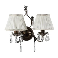 Væglampe Karen 2 lyskilder bronze