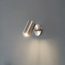 Væglampe Kem, messing, metal, højde 23 cm, E27