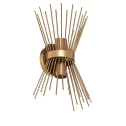 Væglampe Kirpi 3092 op/ned bredde 23cm guld