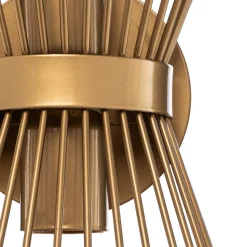 Væglampe Kirpi 3092 op/ned bredde 23cm guld